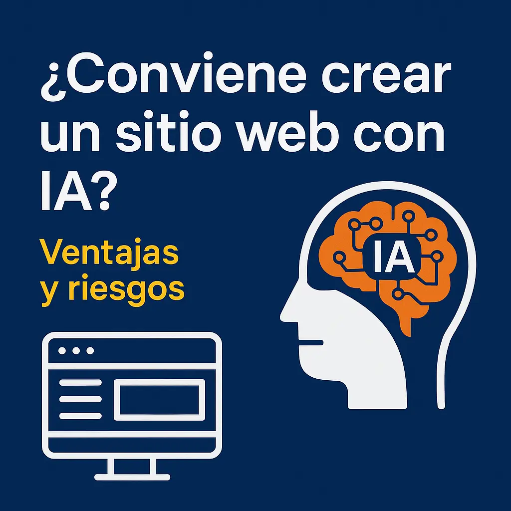Ventajas y desventajas de crear un sitio web con inteligencia artificial